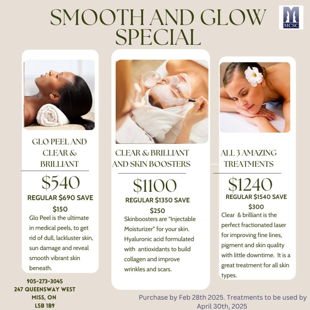 Feb 2025 promo, Clear & brilliant, Glo Peel, Skinboosters